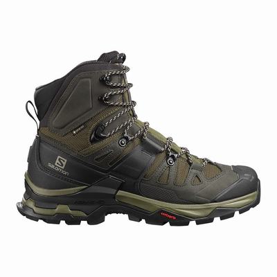 Férfi Salomon QUEST 4 GORE-TEX Túrabakancs SA7836125 Olivazöld